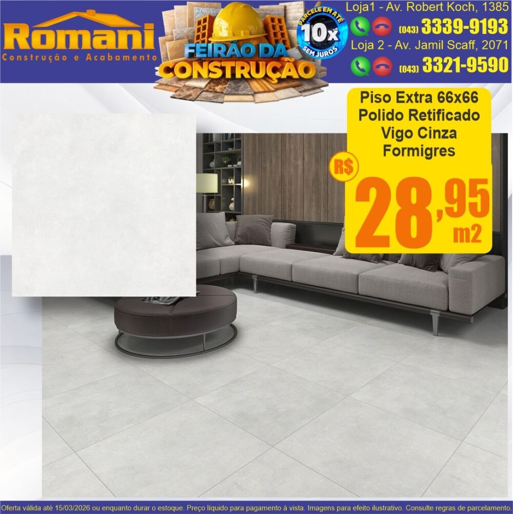 piso extra acetinado 66x66 vigo cinza HD retificado barato promocao oferta