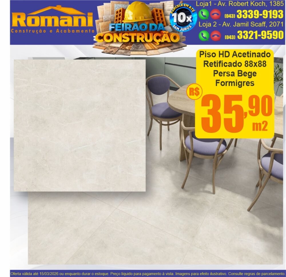 piso extra acetinado 88x88 persa bege formigres barato promocao oferta