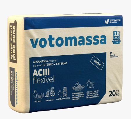ARGAMASSA FLEXIVEL ACIII CINZA (AC3) 20KG VOTORAN (PROMO)