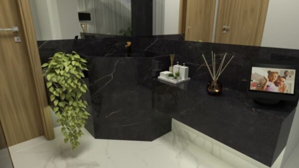 PORC. RETIF VENE D'ORO NERO POLIDO 63X120 DELTA (2,25)