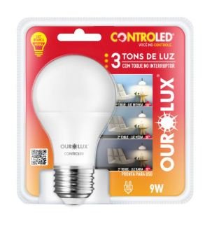 LAMP CONTROLED 3 TONS 9W BIV 6500K OUROLUX 20495