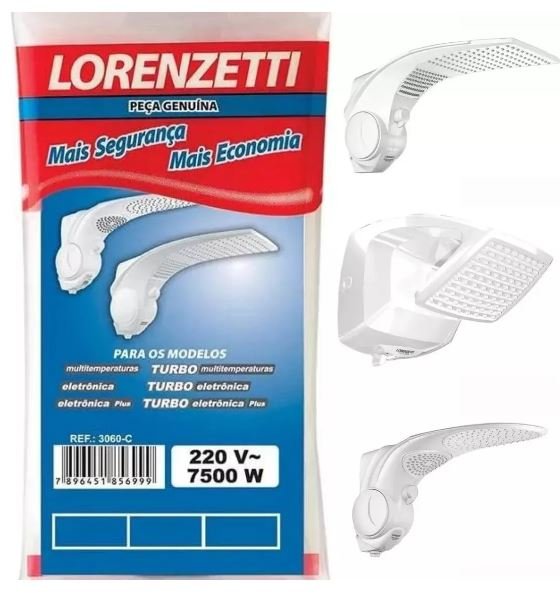 3060-C RESISTENCIA 220V7500W DUO SHOWER LORENZETTI 7589105