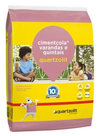 ARGAMASSA ACII VARANDAS E QUINTAIS 20KG QUARTZOLIT
