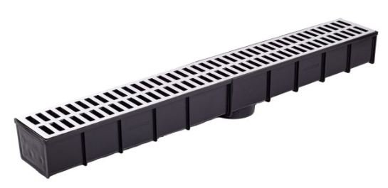 CAIXA COLETORA COM GRELHA DE ALUMINIO 15X100 BREC