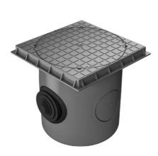 CAIXA DE PASSAGEM ELETRICA DE PISO DN300 X 340 X 100 KRONA 1298