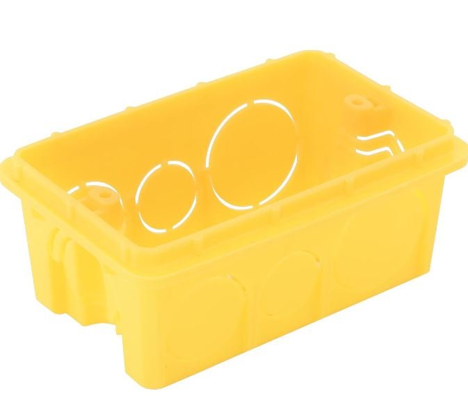 CAIXA LUZ 4X2 AMARELA TRAMONTINA 57500044