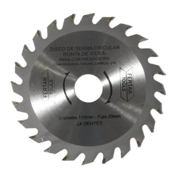 DISCO SERRA CIRC. WIDEA 180X20MM 24D FERTAK 2810