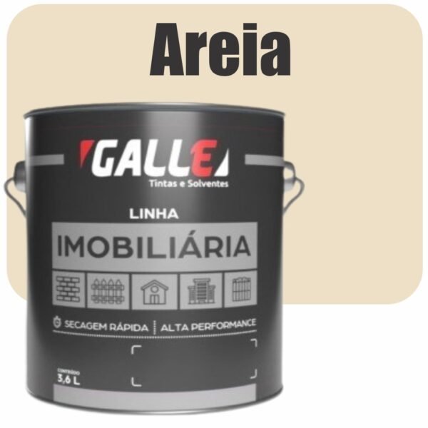 ESMALTE SINTETICO SECAGEM RAPIDA BRILHANTE 3,6L AREIA GALLE