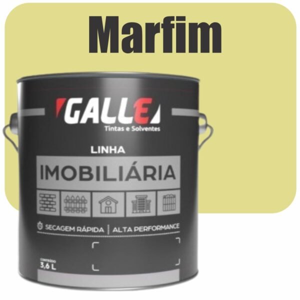 ESMALTE SINTETICO SECAGEM RAPIDA BRILHANTE 3,6L MARFIM GALLE