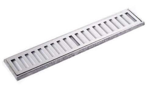 GRELHA ALUMINIO 15X50 COM PORTA GRELHA BREC