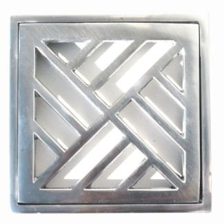 GRELHA ALUMINIO COM PORTA GRELHA 15X15CM PRIME ALUMINIO