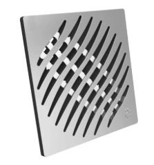 GRELHA QUAD. ALUMINIO 100 TIGRE