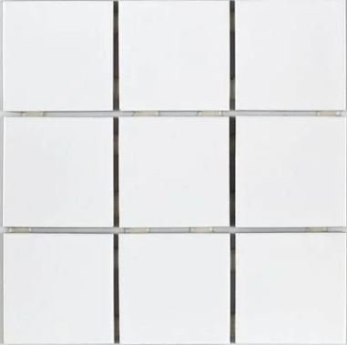 REVESTIMENTO CER PISCINA/FACHADA 10X10CM BRANCA BRILHANTE CERAL (2,07)