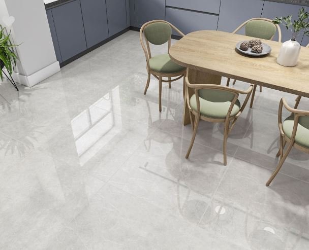 PISO RETIFICADO PERSA POLIDO CINZA 88X88 FORMIGRES (2,32)