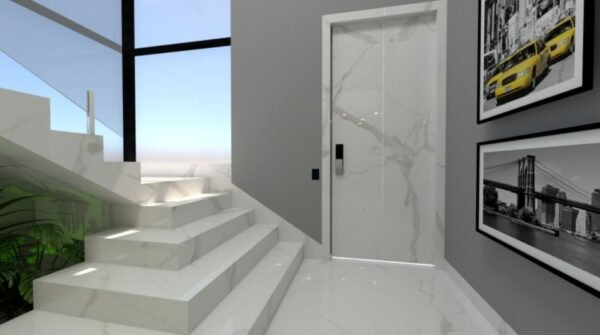 PORC POLIDO STATUARIO LIGHT A 120X240 GAUDI (2.88)