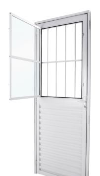 PORTA ALUM POSTIGO BR 80-D 210X80 C/GR CRV CLASSIC 600315