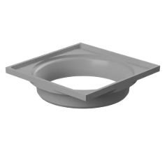 PORTA GRELHA QUADRADA CINZA 9,4X9,4CM ASTRA PG14