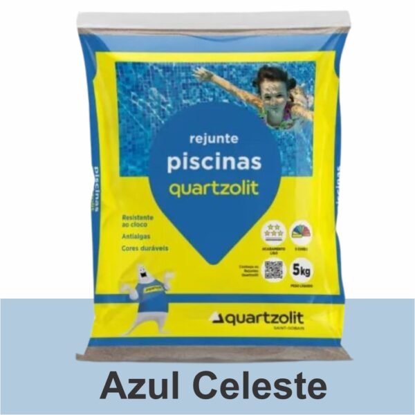 REJUNTE PISCINA FLEX 5KG AZUL CELESTE QUARTZOLIT