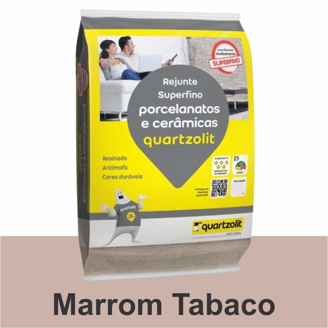 e1b439b2-187d-4577-b2b3-b99a7cba0c62 REJUNTE PORCELANATO FLEX 1KG MARROM TABACO QUARTZOLIT