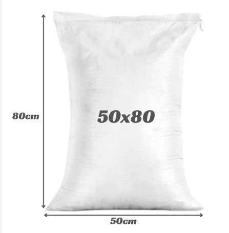 SACO EMBALAGEM RAFIA PARA ENTULHO 50 X 80 C/5UN