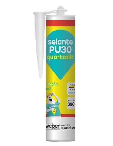 SELANTE PU30 CINZA 346G/300ML QUARTZOLIT
