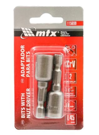 SOQUETE MAGNETICO 1/4" SEXT.08MM UN 115699 MTX