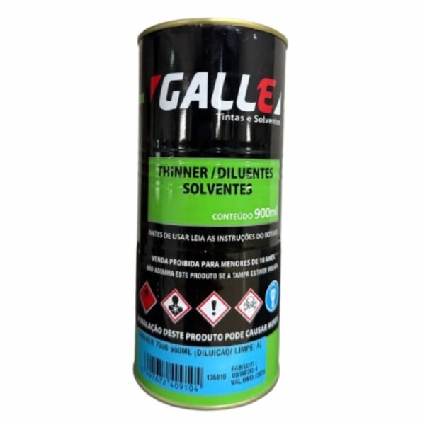 SOLVENTE THINNER 7500-B GALLE USO GERAL 0,9L