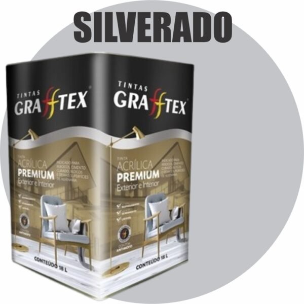 TINTA ACRILICA FOSCA PREMIUM INT/EXT 18L SILVERADO GRAFFTEX