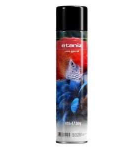 TINTA SPRAY ETANIZ 210G/400ML PRETO BRILHANTE