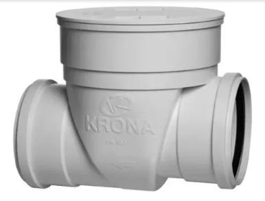 VALVULA RETENCAO ESG.100MM KRONA