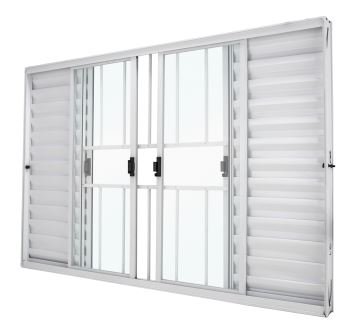 VENEZIANA ALUM 6F BR 150X100 C/G C/V CRV P3323 CLASSIC 3323*