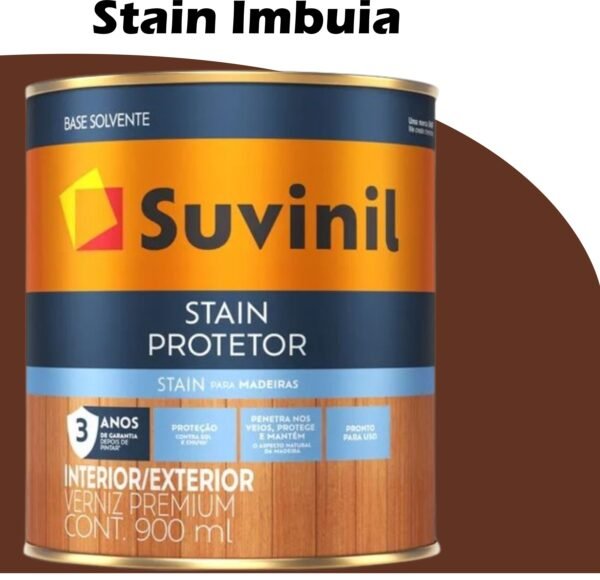 VERNIZ STAIN PROTETOR 3,6L IMBUIA SUVINIL