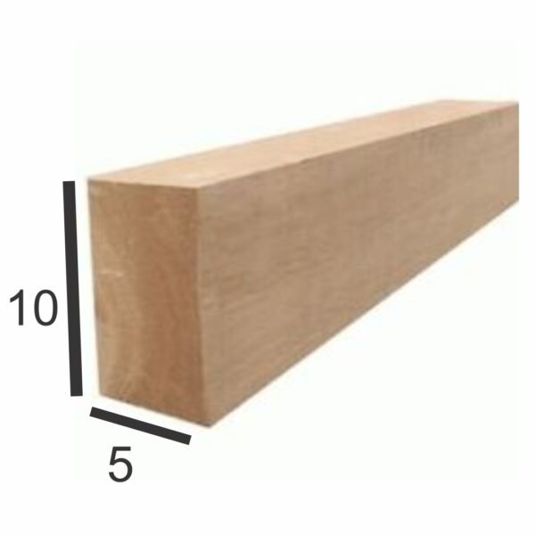 VIGA CAMBARA 5X10 APARELHADA