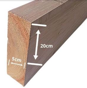 VIGA CAMBARA 5X20 BRUTA