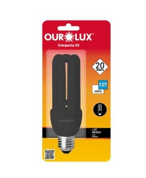LAMPADA LUZ NEGRA OUROLUX 20W 01290