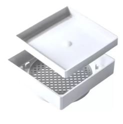 RALO INVISIVEL 10CM X10CM BRANCO - RF MAX