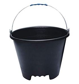 BALDE PLASTICO PRETO CORTAG 60791