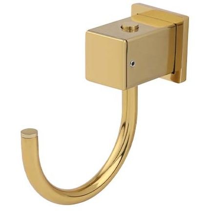 24ba353d-a48c-45c8-bad7-0f4438b759e9 CABIDE SEMI LUXO SQUARE 1 GANCHO GOLD BR INOX RAINHA 216733
