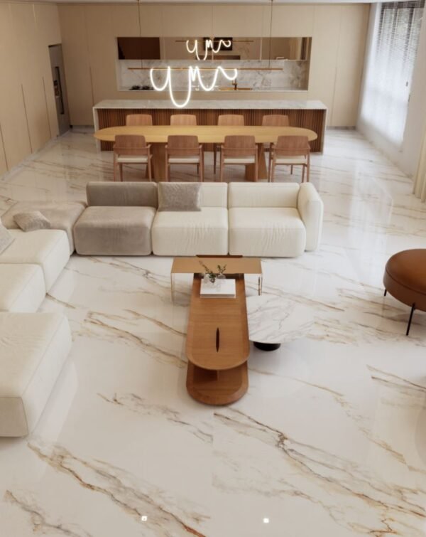 PORCELANATO POLIDO DHARMA ORO 120X120 DELTA NOVA (2,88)