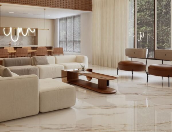 PORCELANATO POLIDO DHARMA ORO 120X120 DELTA NOVA (2,88)