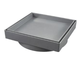 RALO INVISIVEL OCULTO 15CM X15CM CINZA - RF MAX