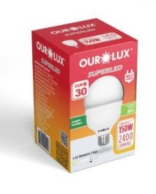 SUPERLED ALTA POTENC T30W 2400 LM E27 3000K OUROLUX 20361