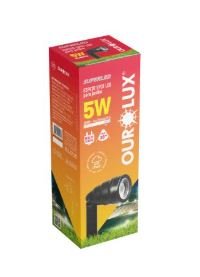 ESPETO LED JARDIM 5W BIV 6500K IP65 OUROLUX 05840