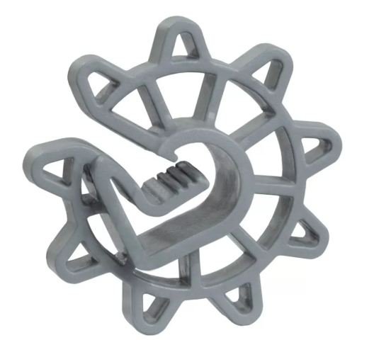 ESPACADOR CIRCULAR COLUNA 3CM ROSETA PVC