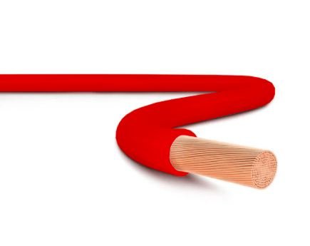 CABO FLEXIVEL 750V COBREFORT CARRETEL 10,0MM VERMELHO METRO#