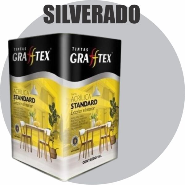 TINTA ACRILICA FOSCA STANDARD INT/EXT 18L SILVERADO GRAFFTEX