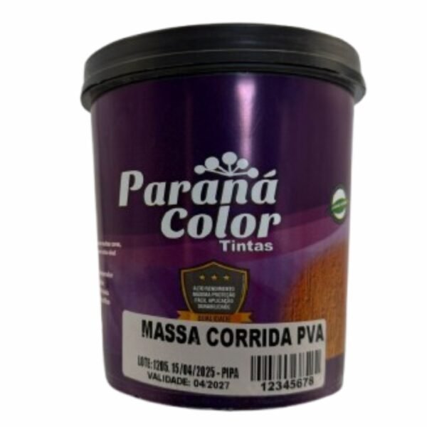 MASSA CORRIDA PVA INTERIOR 0,9L (900ML) PARANA COLORS