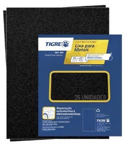 LIXA FERRO TIGRE G120 PROFISSIONAL PACITE (25UNID) 225X275MM REF700