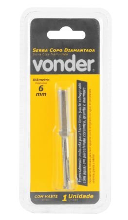 BROCA PARA PORCELANATO (SC) 6MM DIAMANTADA VONDER 3617000006
