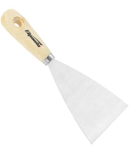 ESPATULA ACO INOX LISA CABO DE MADEIRA 3.1/8" 8CM SPARTA 8521555